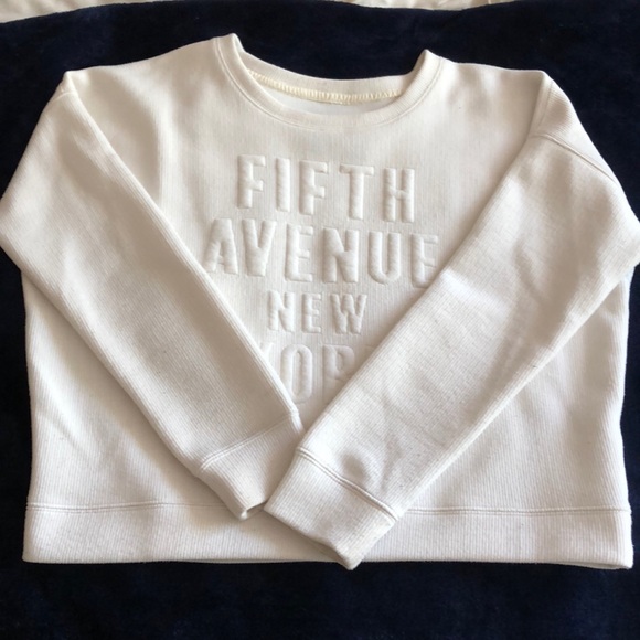 Abercrombie & Fitch Sweaters - White Abercrombie and Fitch Sweater Fifth Ave